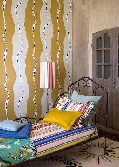 Au Fil de l'Eau Wallpaper by Pierre Frey shown in a room setting (view 2)