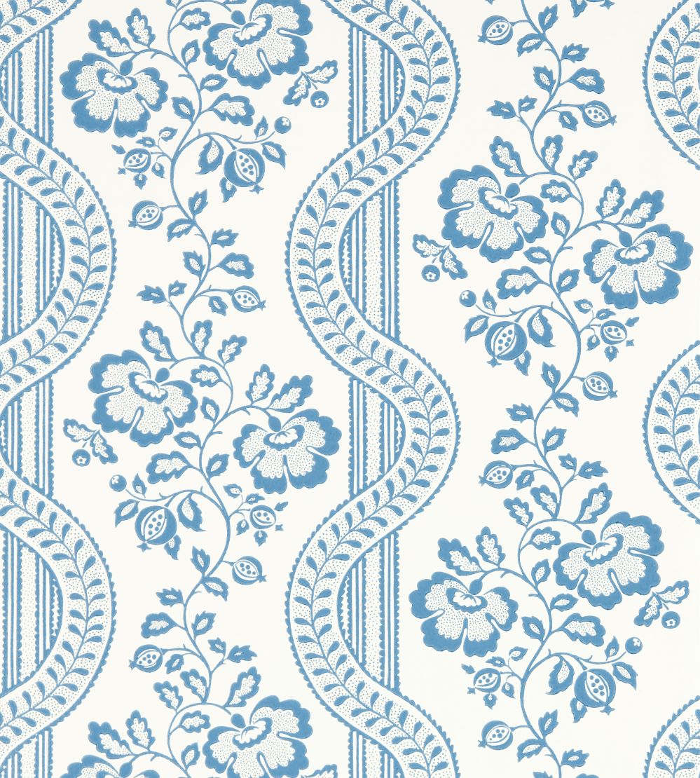 Aubrey Wallpaper by Sanderson Pottery Blue