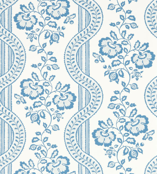 Aubrey Wallpaper by Sanderson Pottery Blue