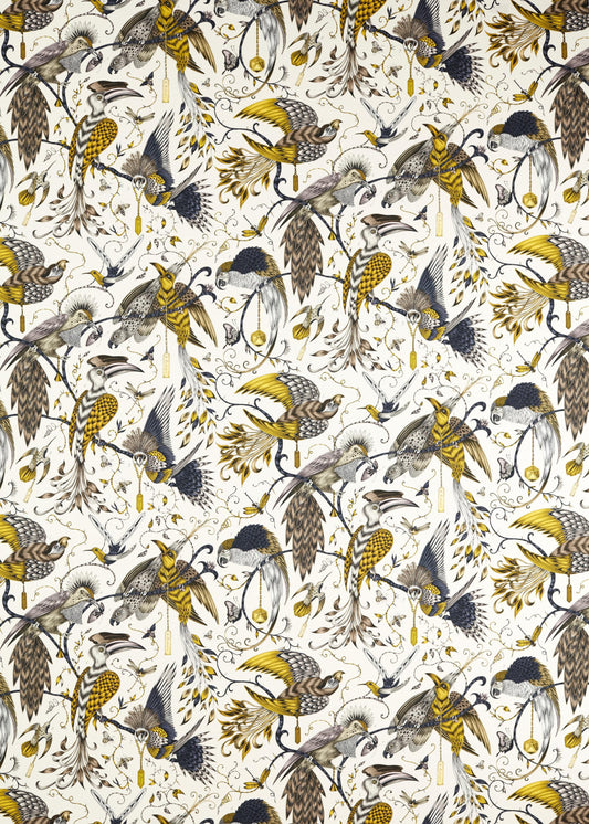 Audobon Gold fabric by Clarke & Clarke