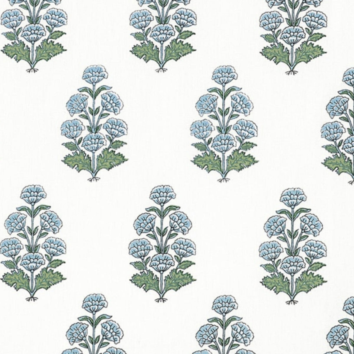 Audrey Fabric by Thibaut in Blue (F910521)