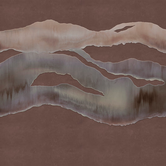 Aura Mural by Phillip Jeffries in Claret (PJ 37503)
