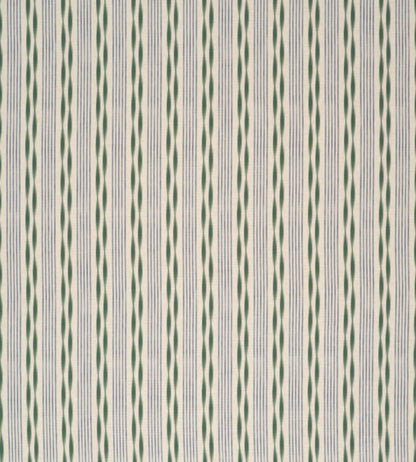 Aura Stripe Fabric by James Hare Blue Green