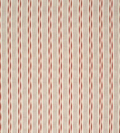 Aura Stripe Fabric by James Hare Coral Pink