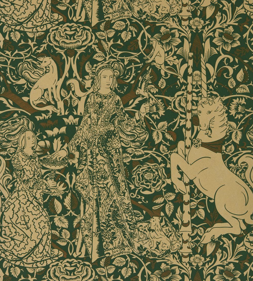 Aurelia's Grail Wallpaper by Sanderson Gobelin Green/Bronze
