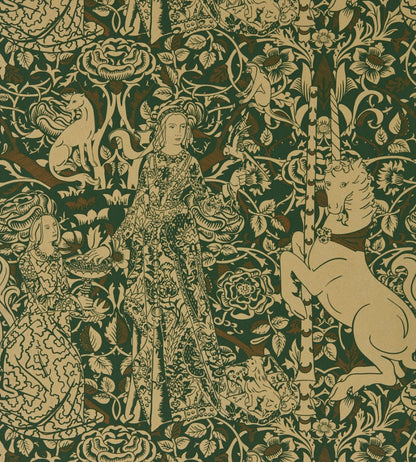 Aurelia's Grail Wallpaper by Sanderson Gobelin Green/Bronze
