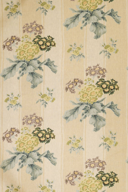 Auricula Fabric by Jean Monro in Cream Stripe