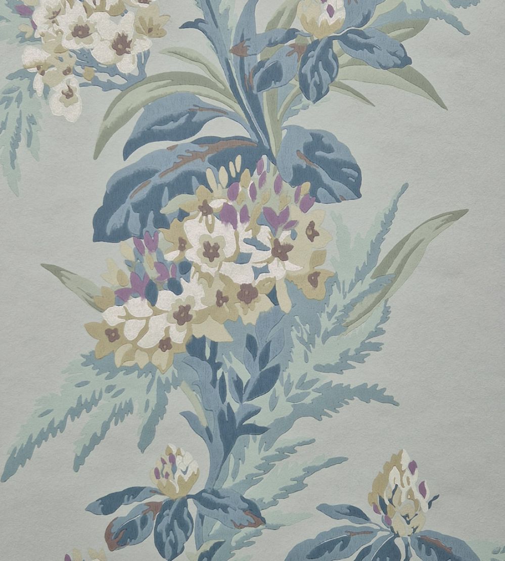 Aurora Wallpaper by 1838 Wallcoverings Seafoam