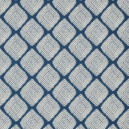Austin Diamond Wallpaper by Thibaut in Navy (T13249)