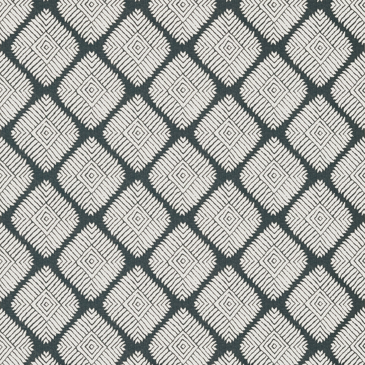 Austin Diamond Wallpaper by Thibaut in Black (T13250)