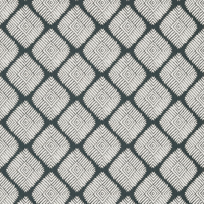 Austin Diamond Wallpaper by Thibaut in Black (T13250)