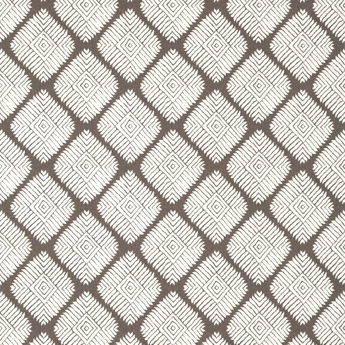 Austin Diamond Wallpaper by Thibaut in Brown (T13252)