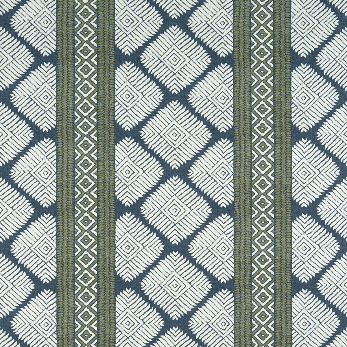 Austin Fabric by Thibaut in Bluestone & Green (F913247)
