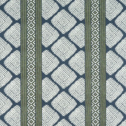 Austin Fabric by Thibaut in Bluestone & Green (F913247)