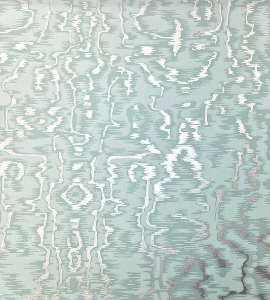 Avington Wallpaper by 1838 Wallcoverings Duck Egg Blue
