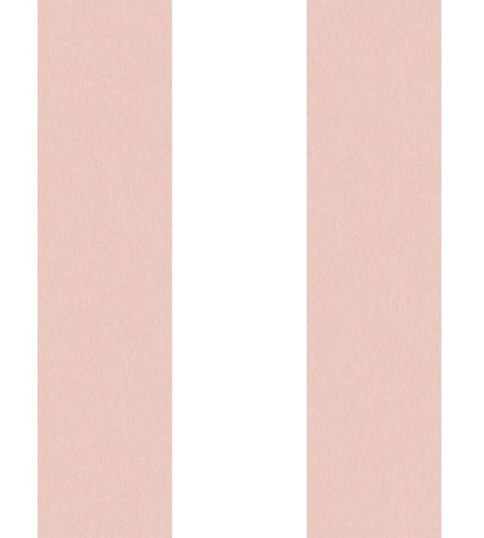 Awning Stripe Wallpaper by Woodchip & Magnolia Blush Pink