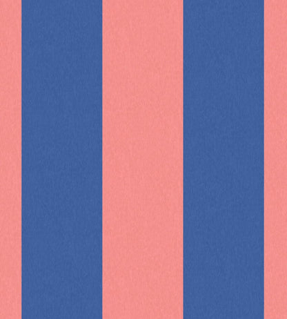 Awning Stripe Wallpaper by Woodchip & Magnolia Electric Blue