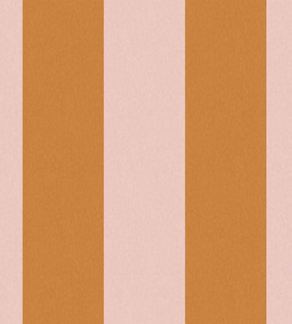 Awning Stripe Wallpaper by Woodchip & Magnolia Pink Cloud/Gorse