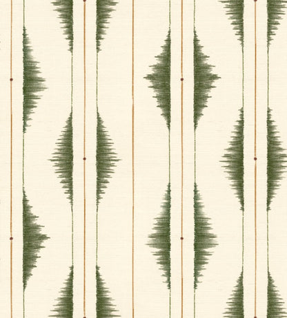 Azilal Embroidery Wallpaper by Coordonne Leaves