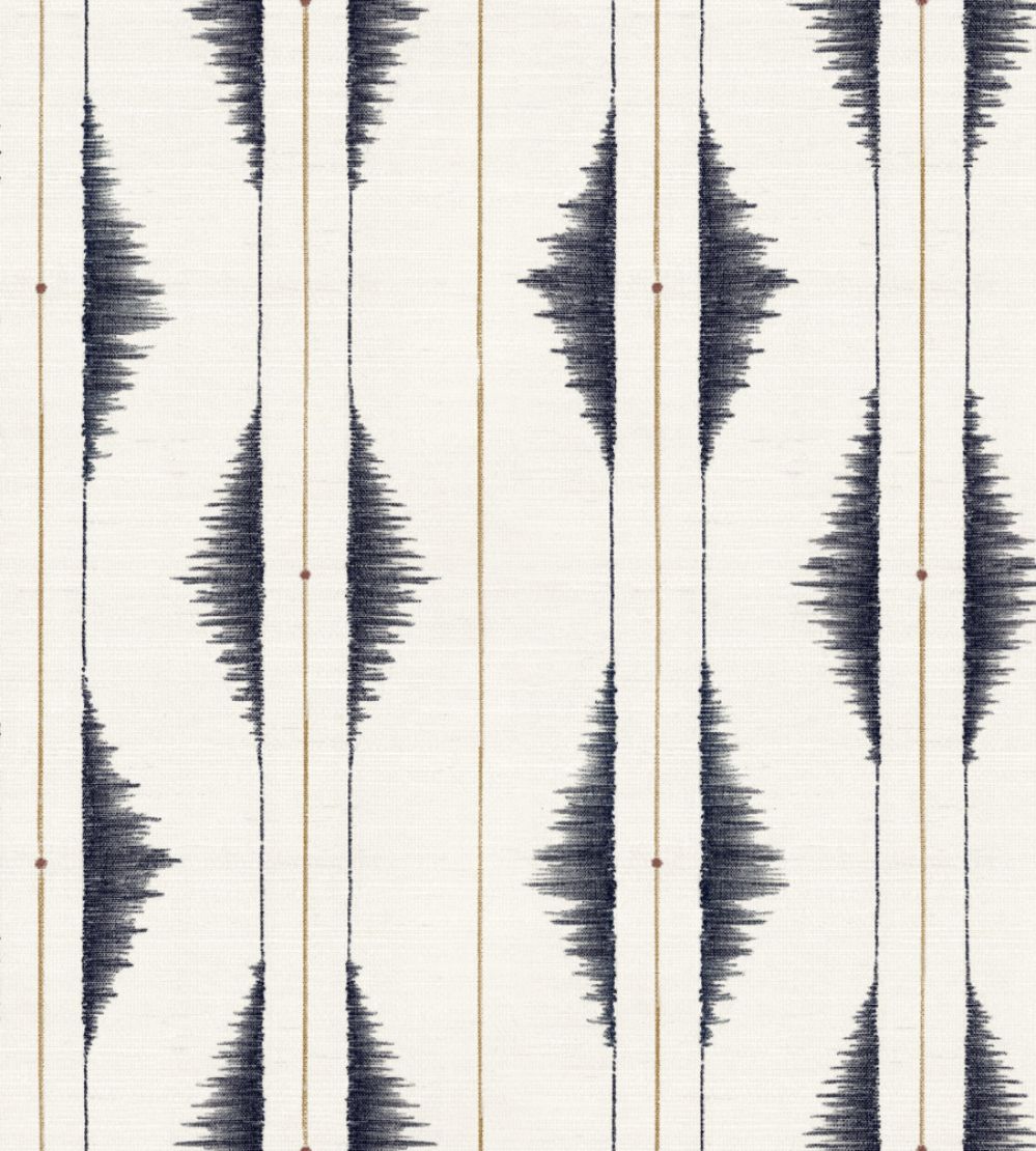 Azilal Embroidery Wallpaper by Coordonne Sky