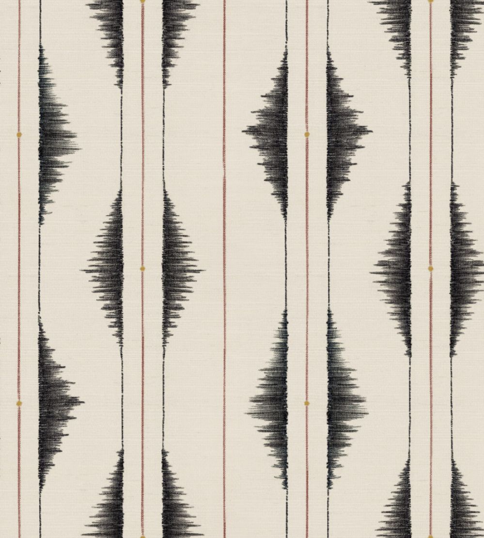 Azilal Embroidery Wallpaper by Coordonne Zebra