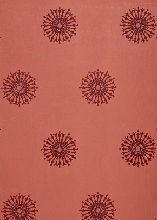 Aztec Wallpaper by Watts 1874 in Mayflower Red