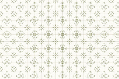 Azulejo Green mural by Hovia