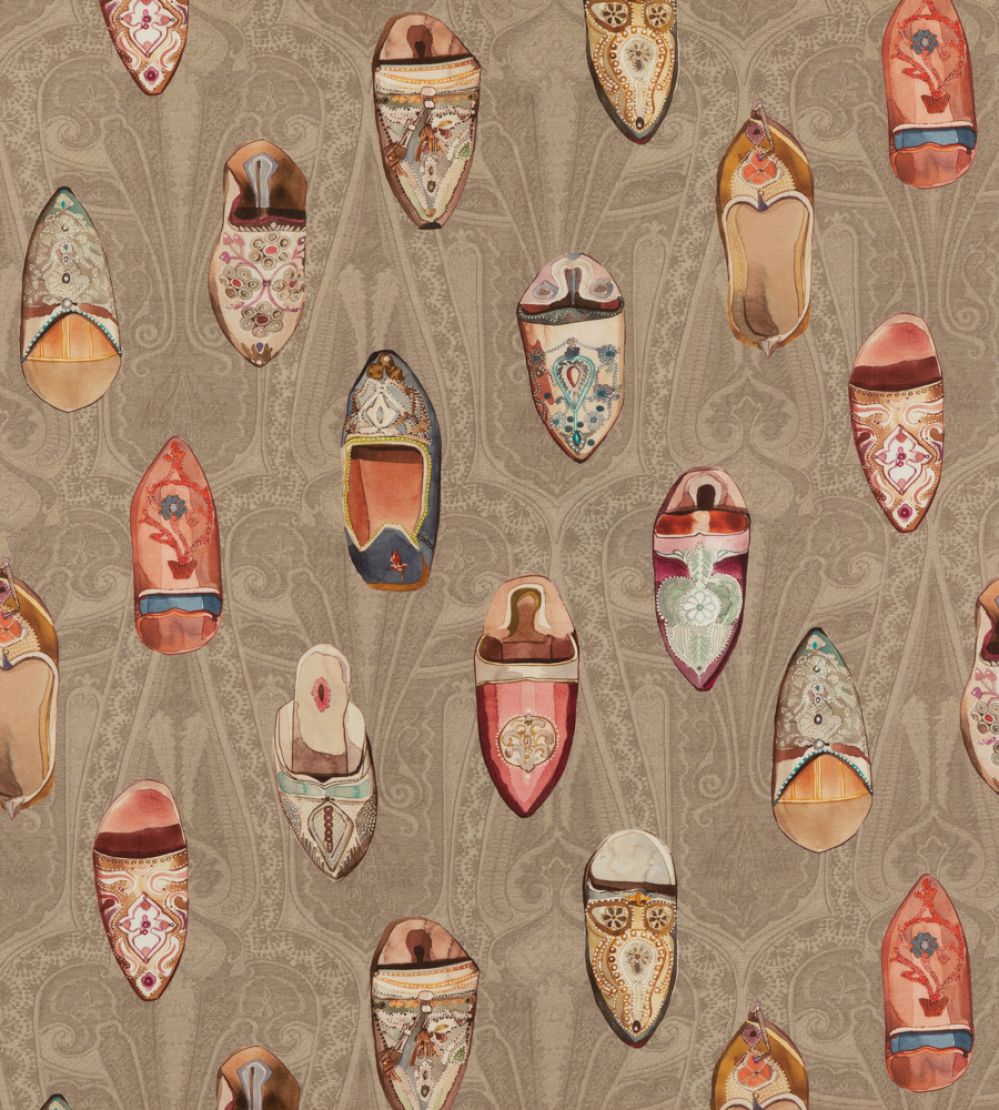 Babouches Fabric by Mulberry Home Antique
