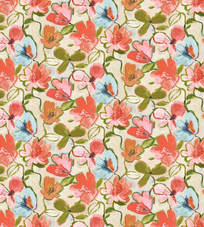 Baby Amelia Fabric by Arley House Chalk