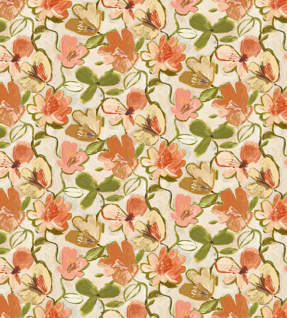 Baby Amelia Fabric by Arley House Peachy