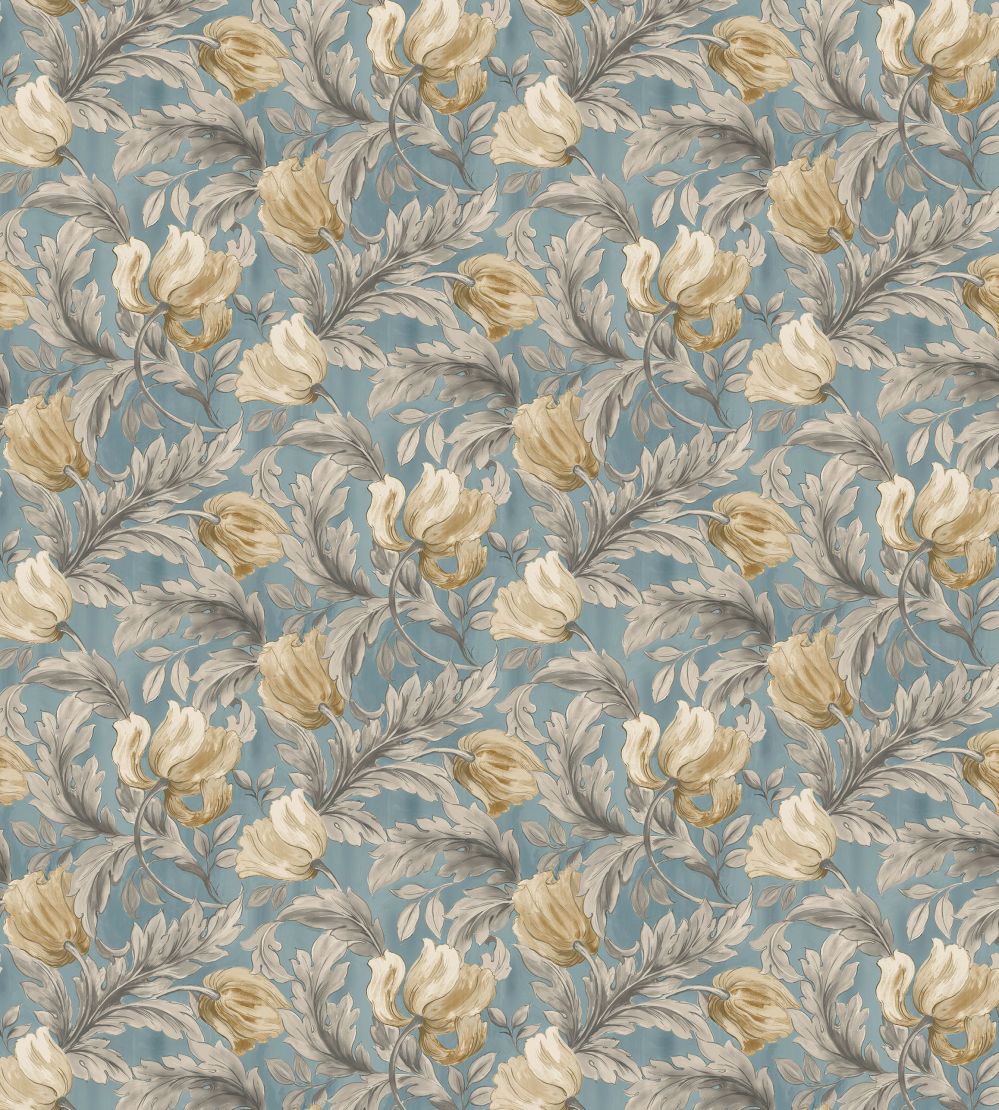 Baby Audley Fabric by Arley House Powder Blue