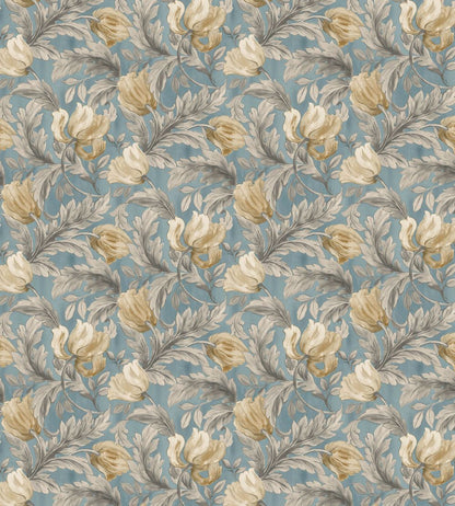 Baby Audley Fabric by Arley House Powder Blue