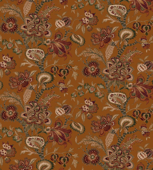 Baby Bombay Fabric by Arley House Burnt Orange