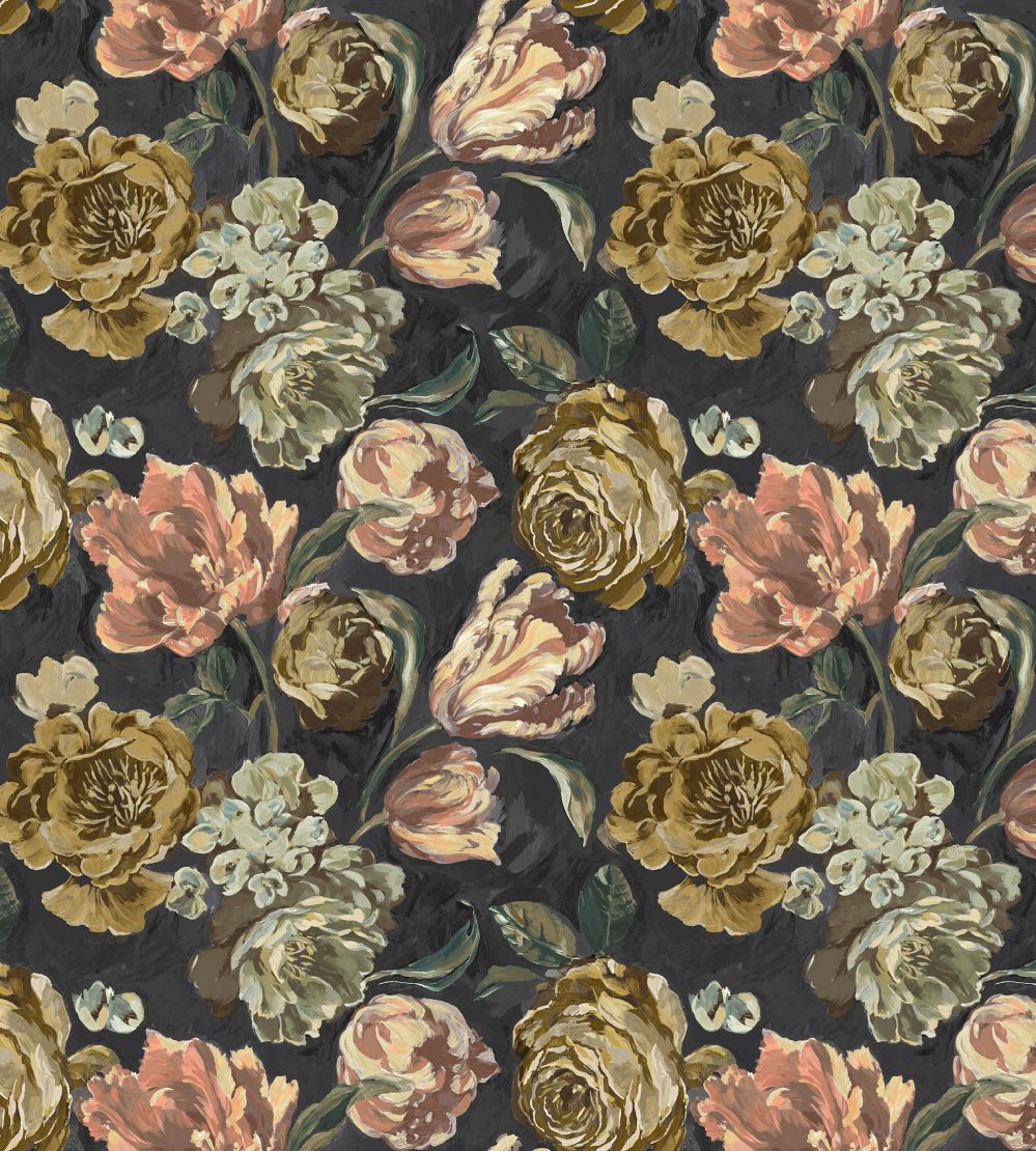 Baby Bronte Fabric by Arley House Midnight