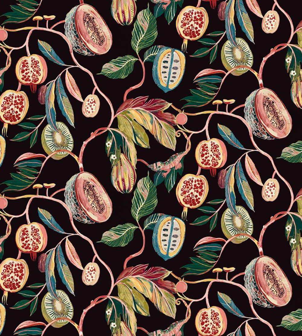 Baby Guava Fabric by Arley House Black