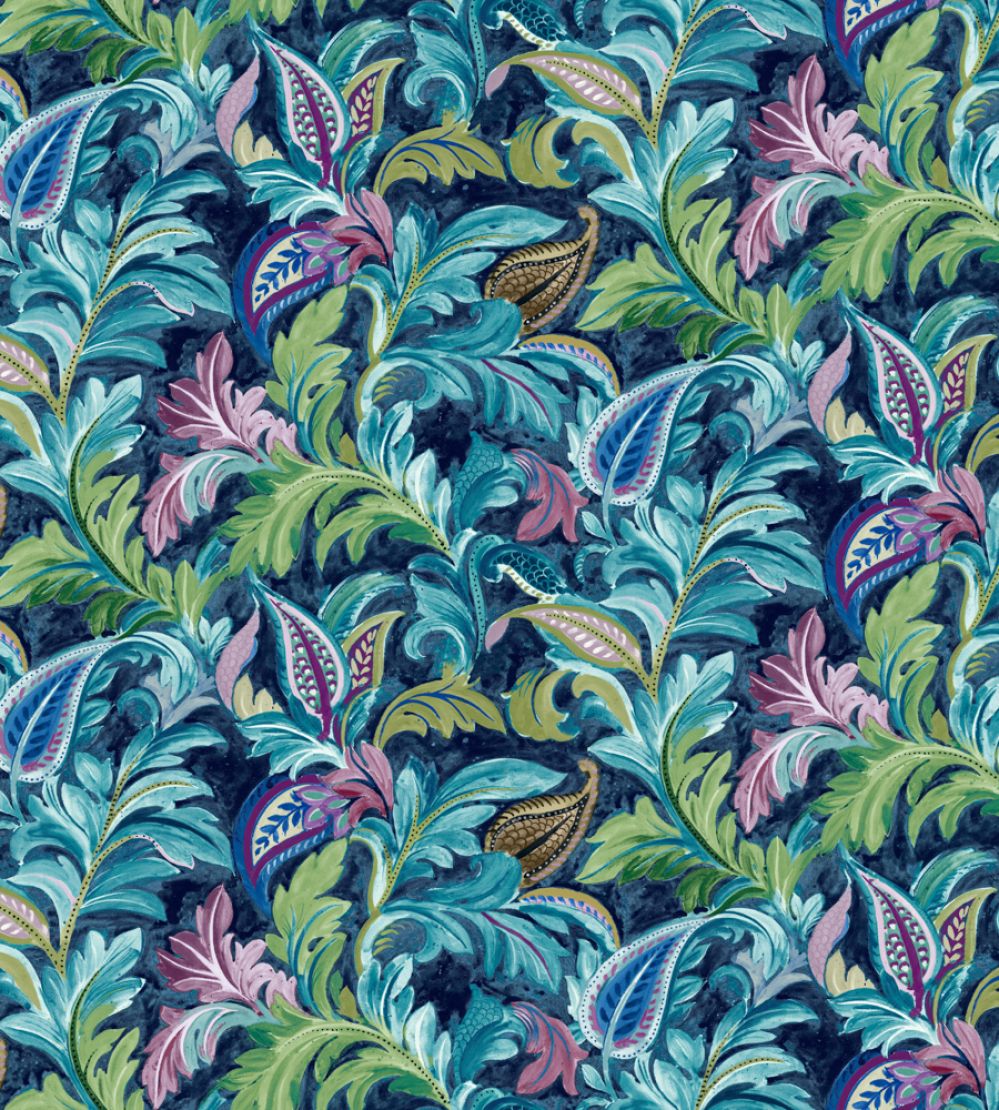 Baby Highgrove Fabric by Arley House Sapphire
