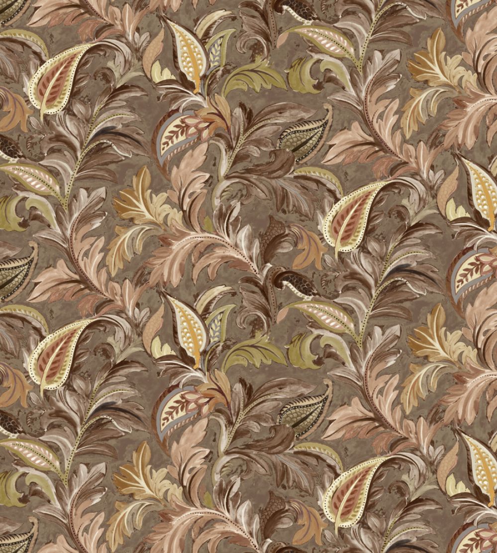 Baby Highgrove Fabric by Arley House Umber