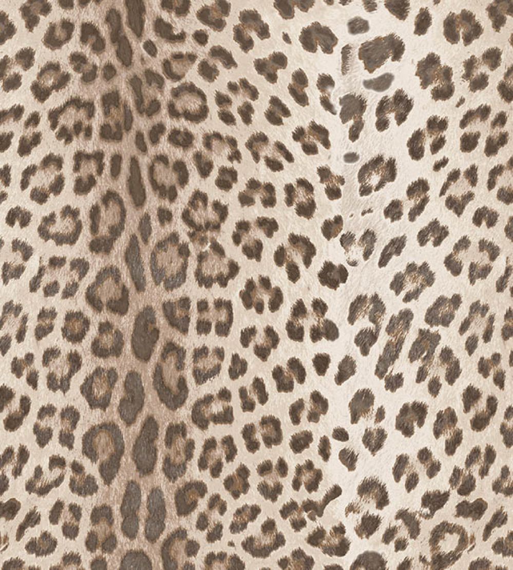 Baby Leopard Fabric by Arley House Taupe