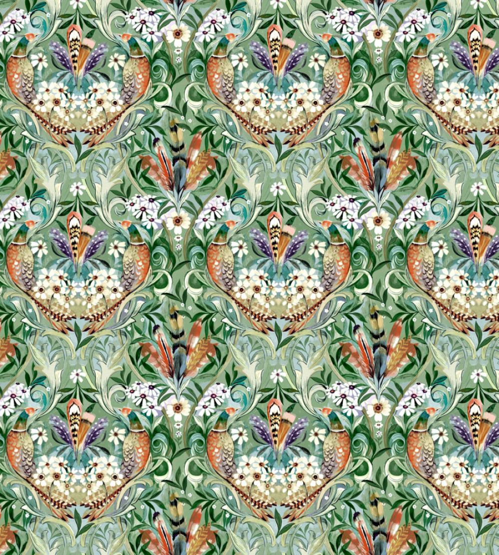 Baby Rostherne Fabric by Arley House Fern
