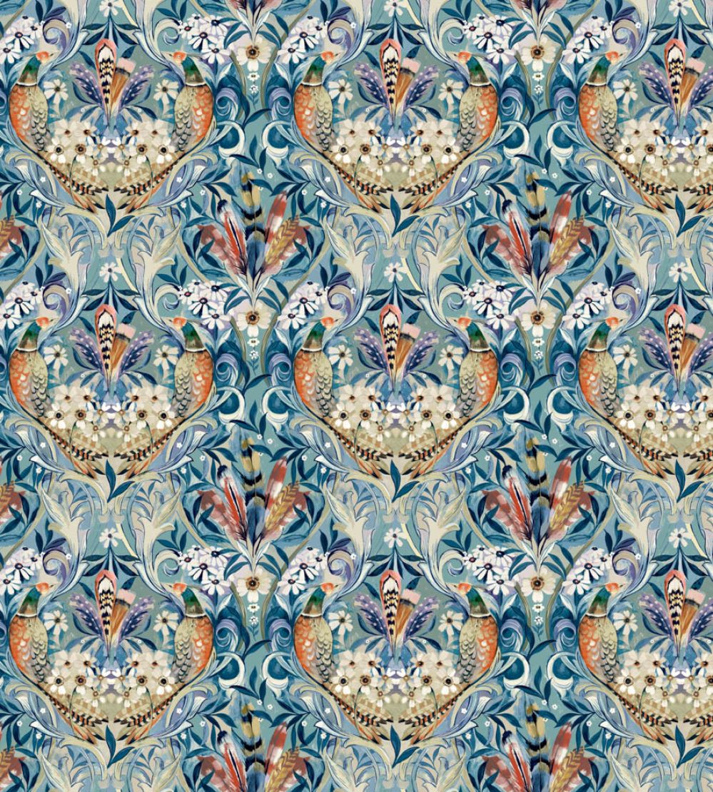 Baby Rostherne Fabric by Arley House Sky