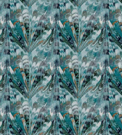 Baby Rutland Fabric by Arley House Teal