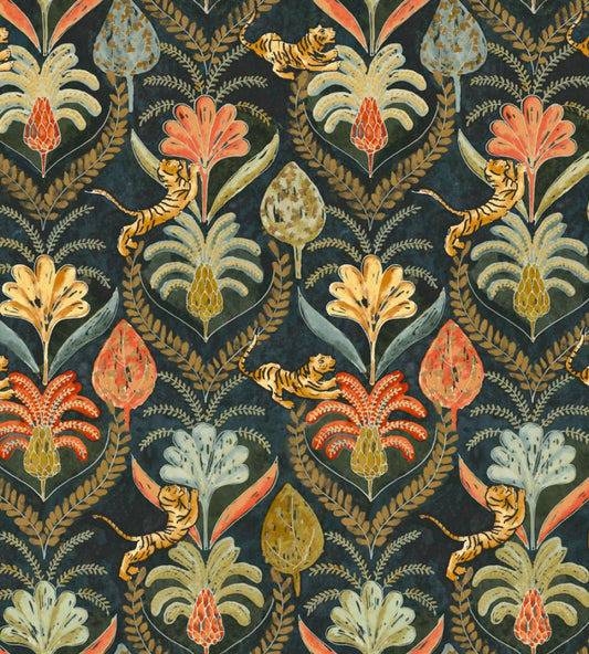 Baby Saranda Fabric by Arley House Himalayan Blue