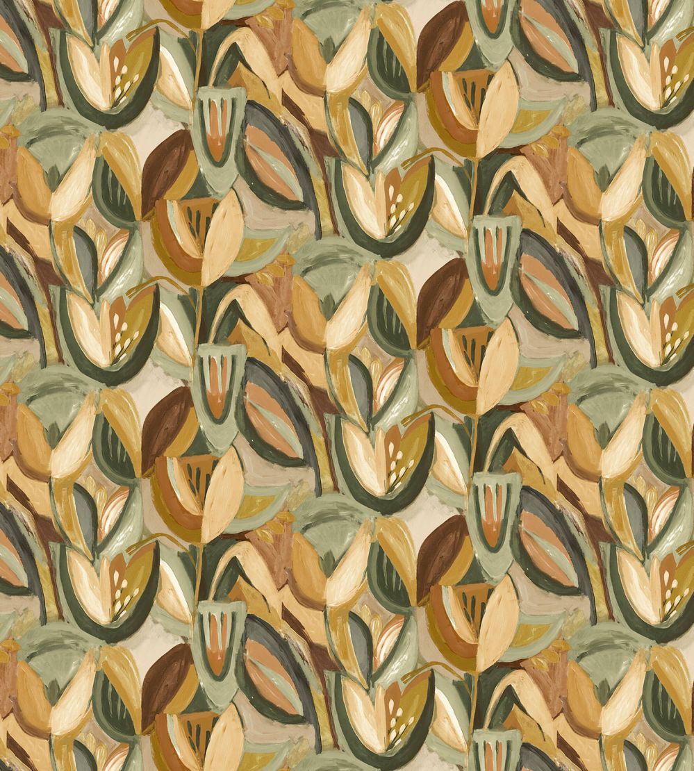 Baby Tulpen Fabric by Arley House Artichoke
