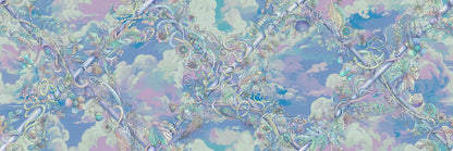 Babylon Sky Lilac mural by Rebel Walls