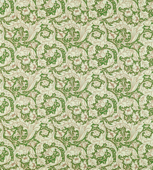 Bachelors Button Fabric by Morris & Co Leaf Green/Sky