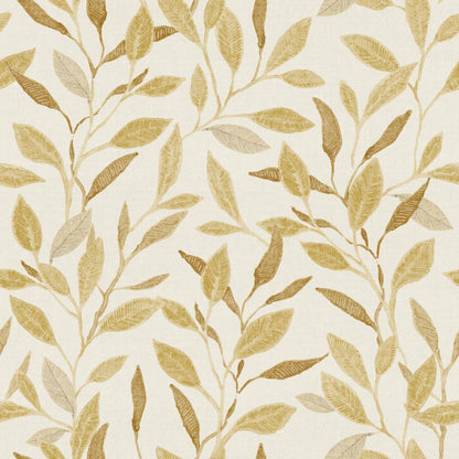 Bagru wallpaper by Coordonné in Curry, flat pattern view