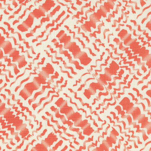Baha II Orange on Tint fabric by Alan Campbell