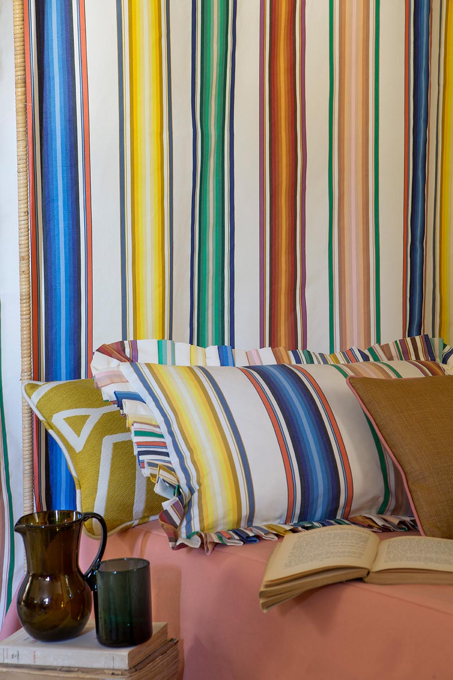 Bain de Soleil Fabric by Pierre Frey shown in a room setting (view 2)