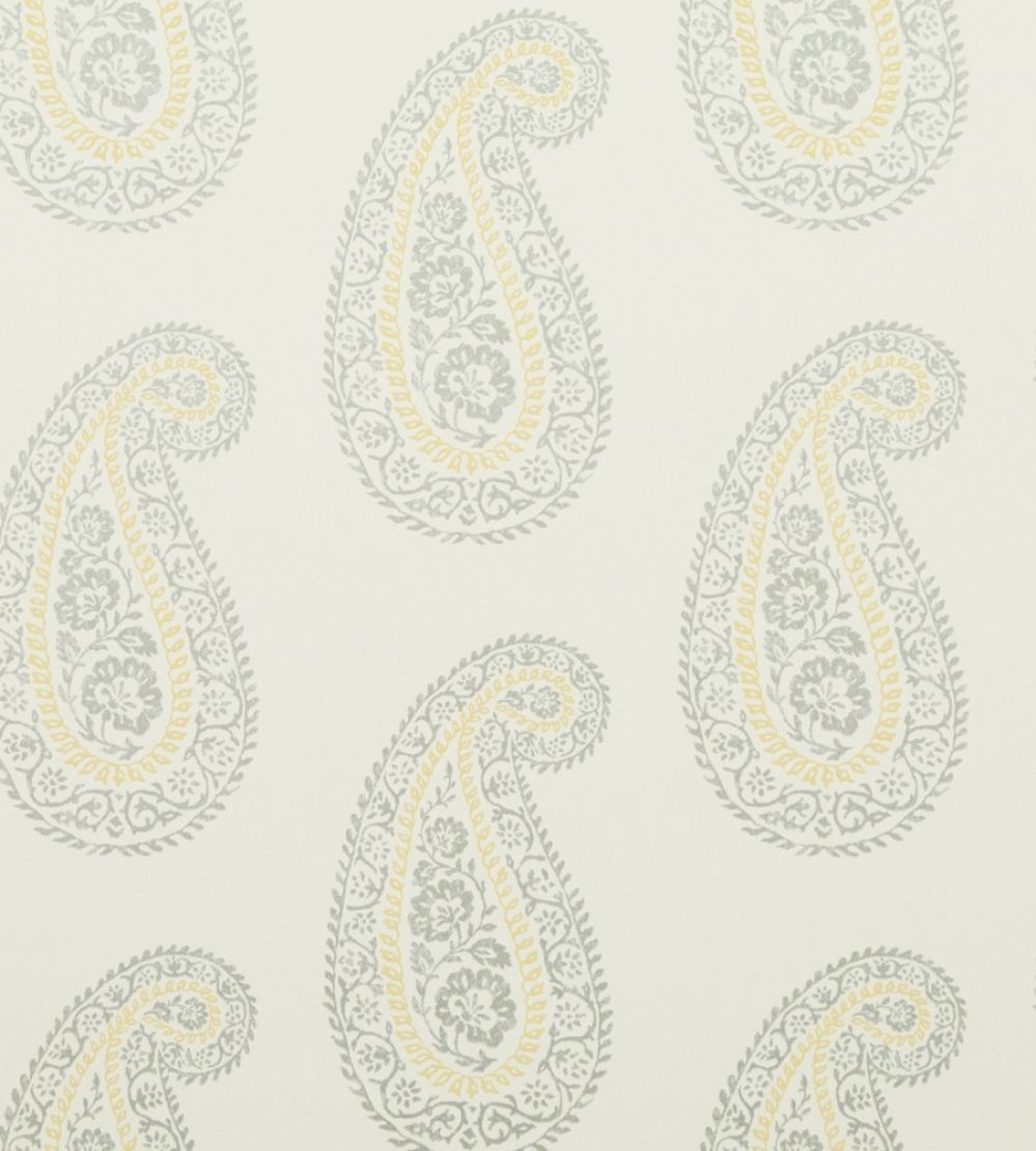 Madira Wallpaper by Baker Lifestyle Grey/Yellow