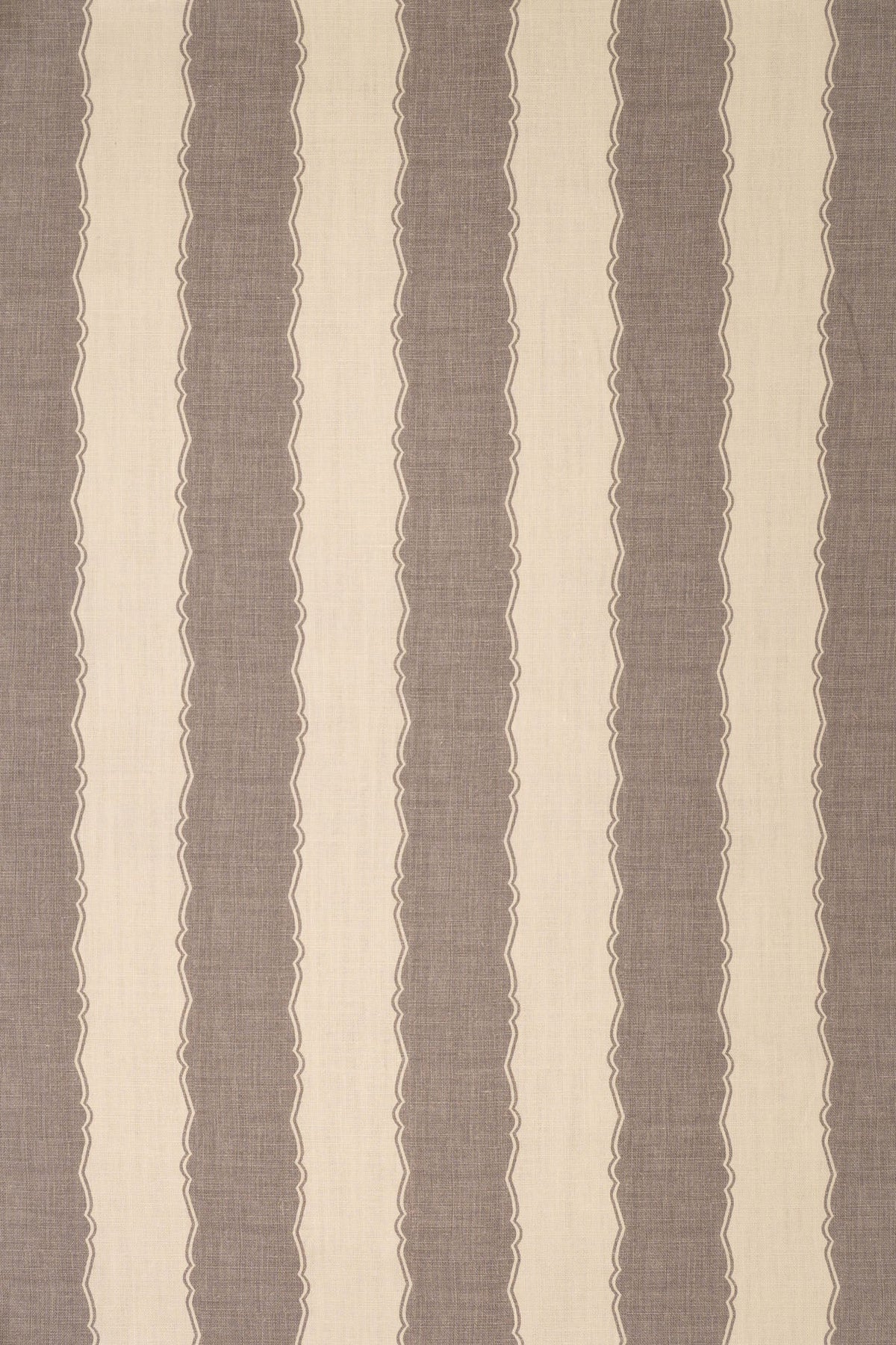 Balcony Stripe Fabric by Jean Monro in Dovecote Grey